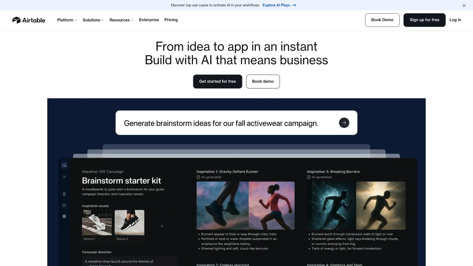 Airtable database interface designer