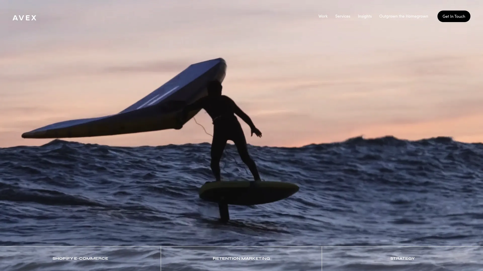 Screenshot of avexdesigns.com