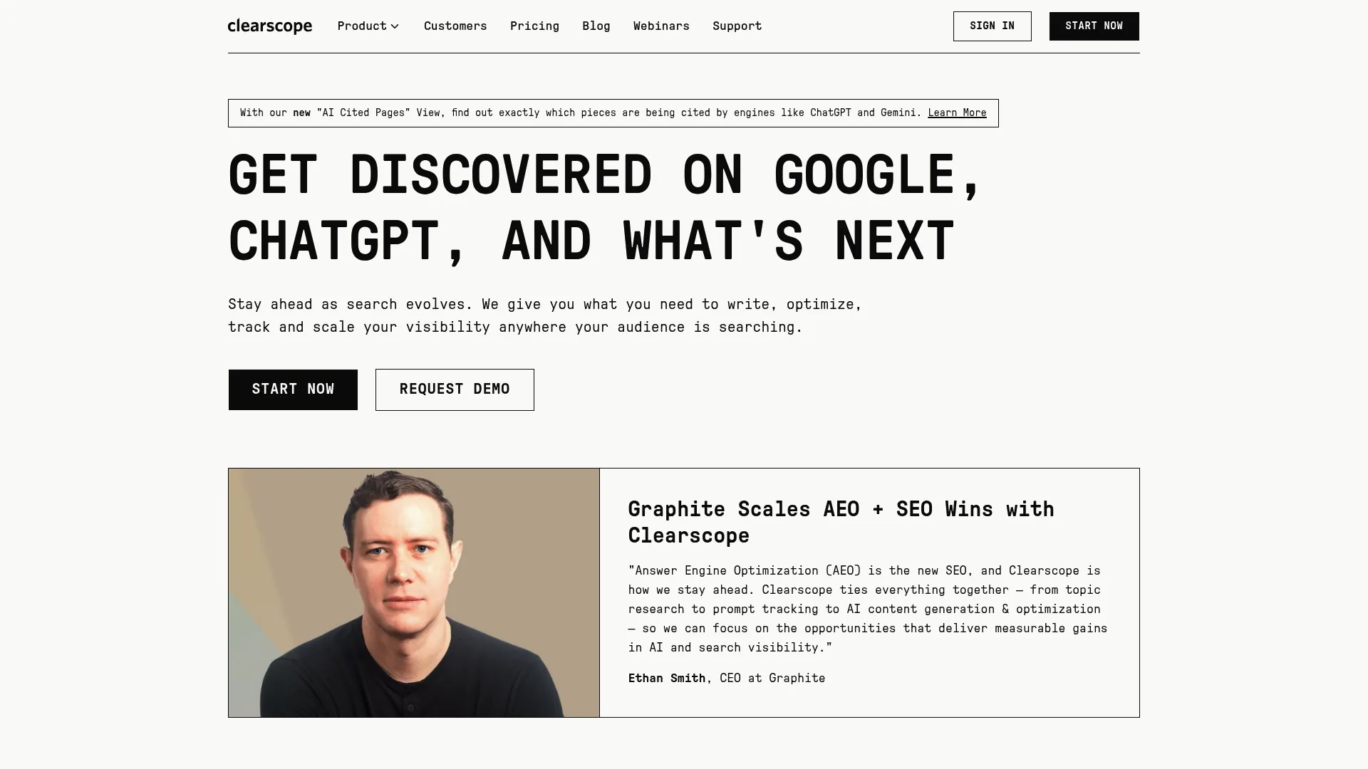 Clearscope interface screenshot