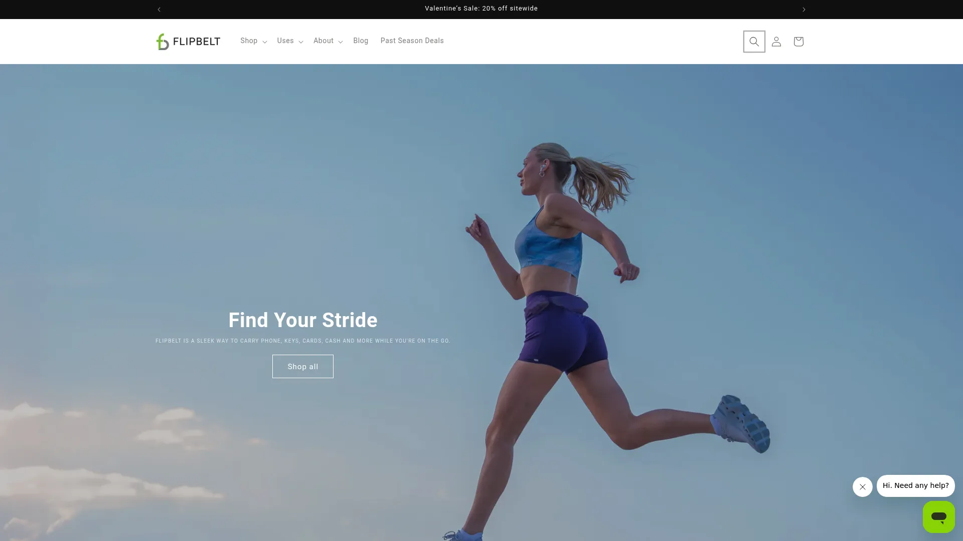 FlipBelt Zipper Running Belt
