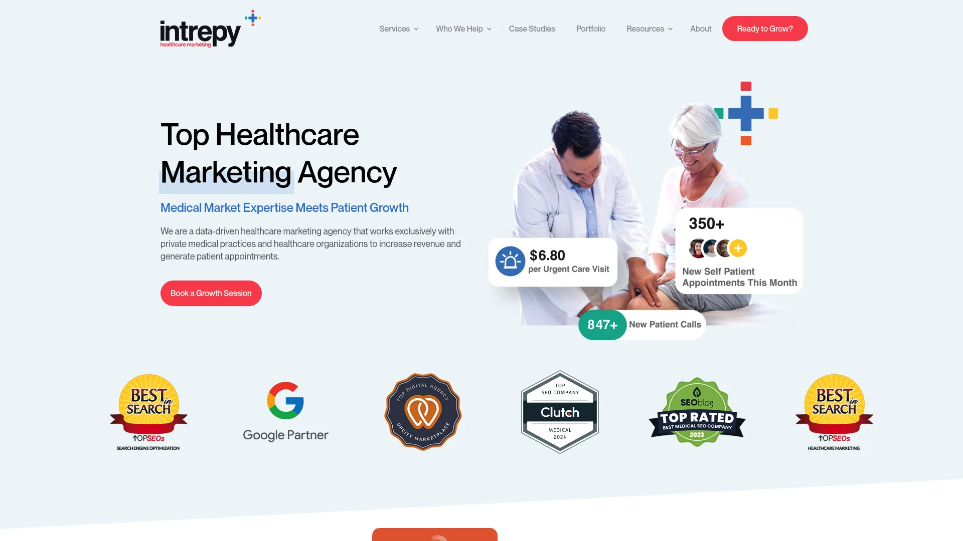 screenshot of intrepy.com