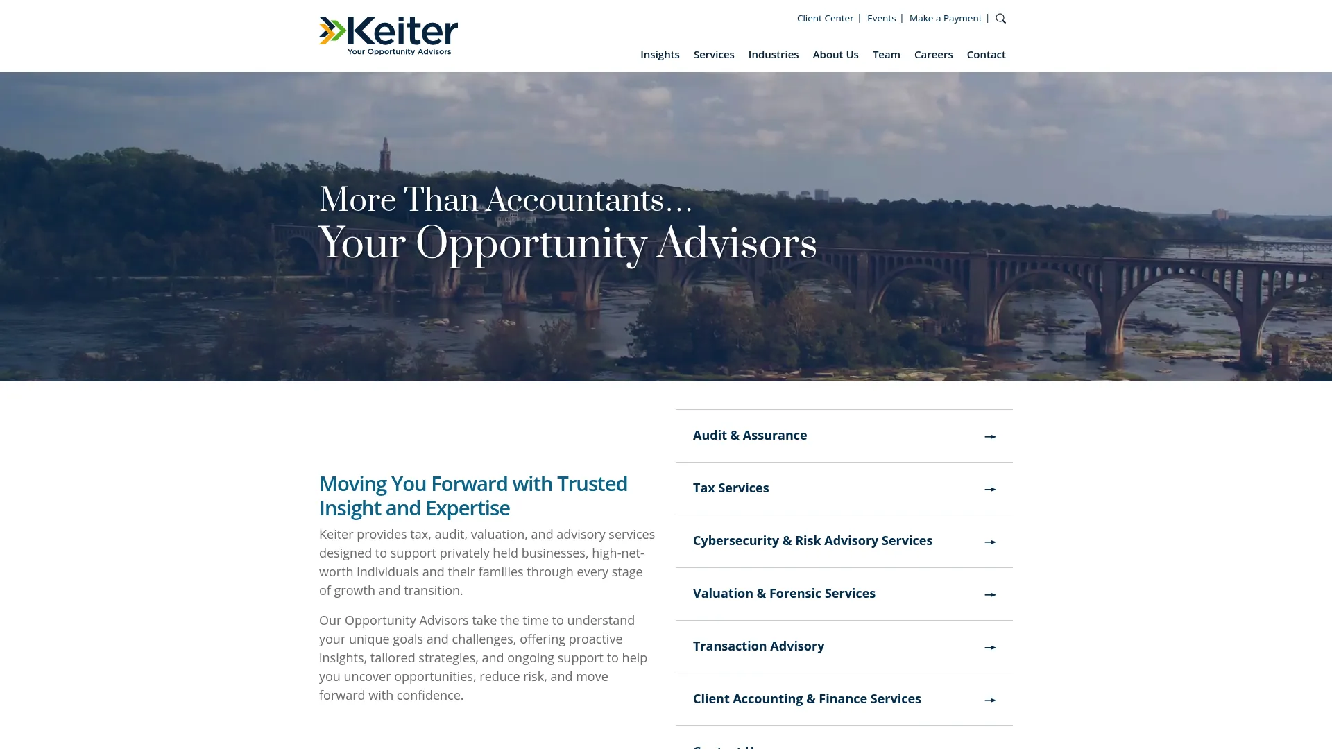 Keiter valuation and forensic services homepage