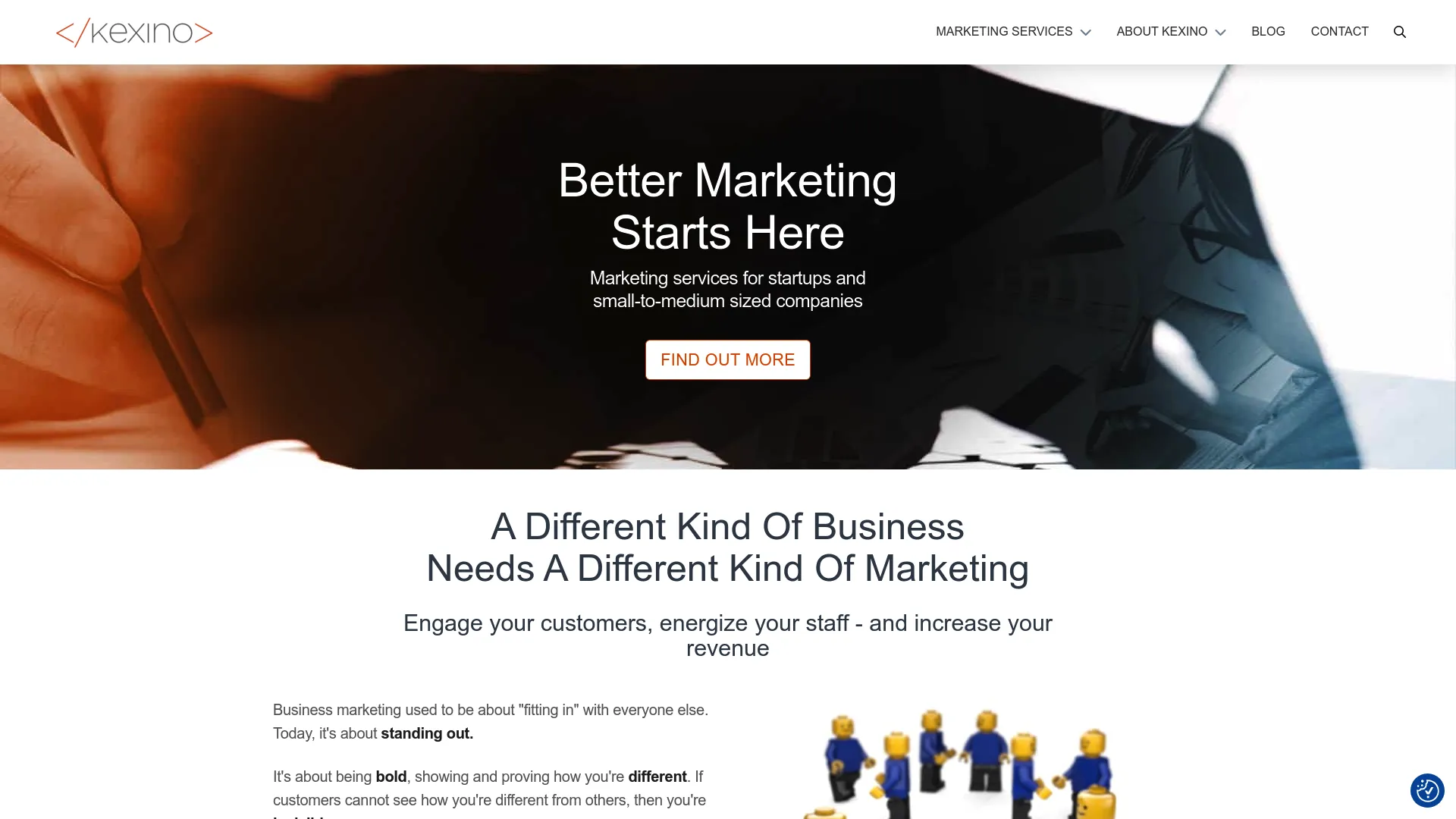 screenshot of kexino.com