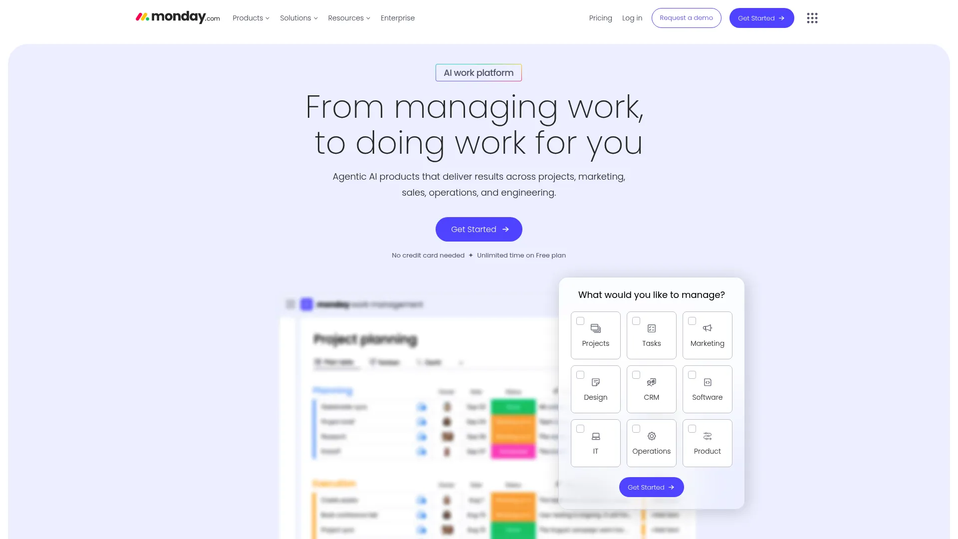 Monday.com CRM visual workflow interface