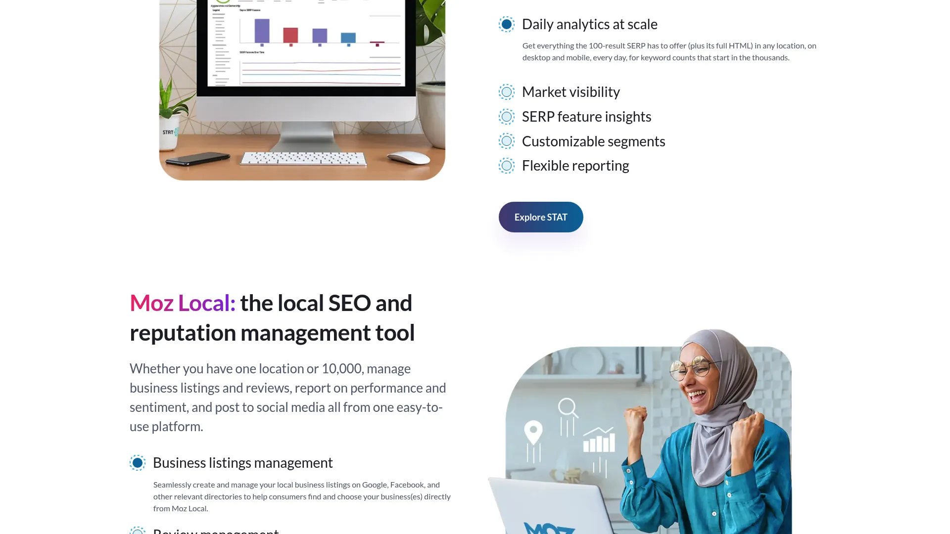 Moz Pro SEO tool dashboard