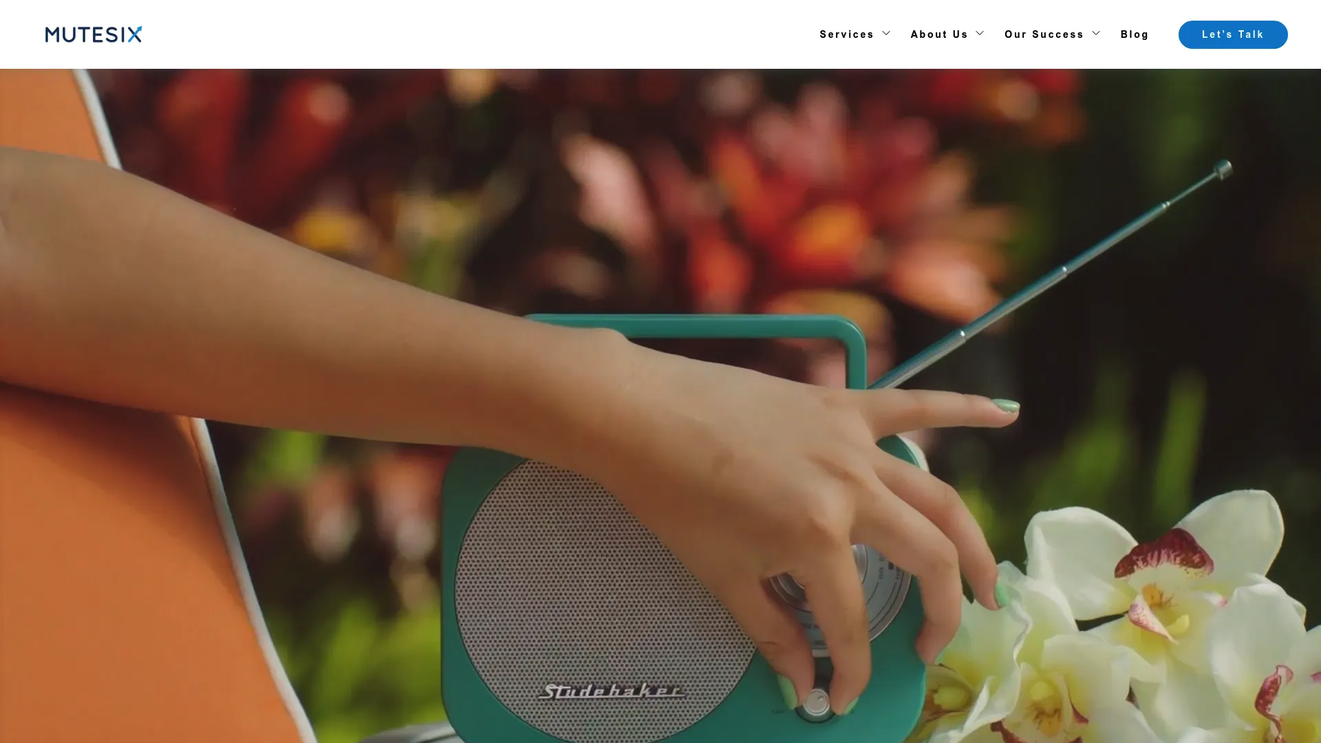 screenshot of mutesix.com