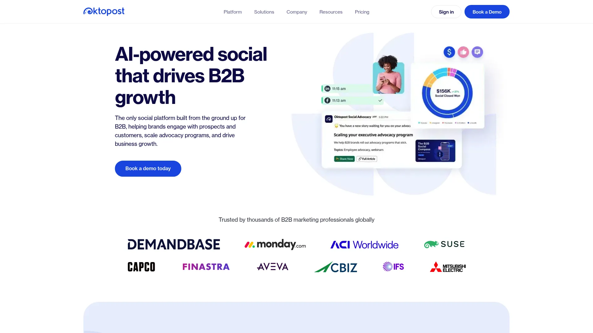 Oktopost B2B analytics