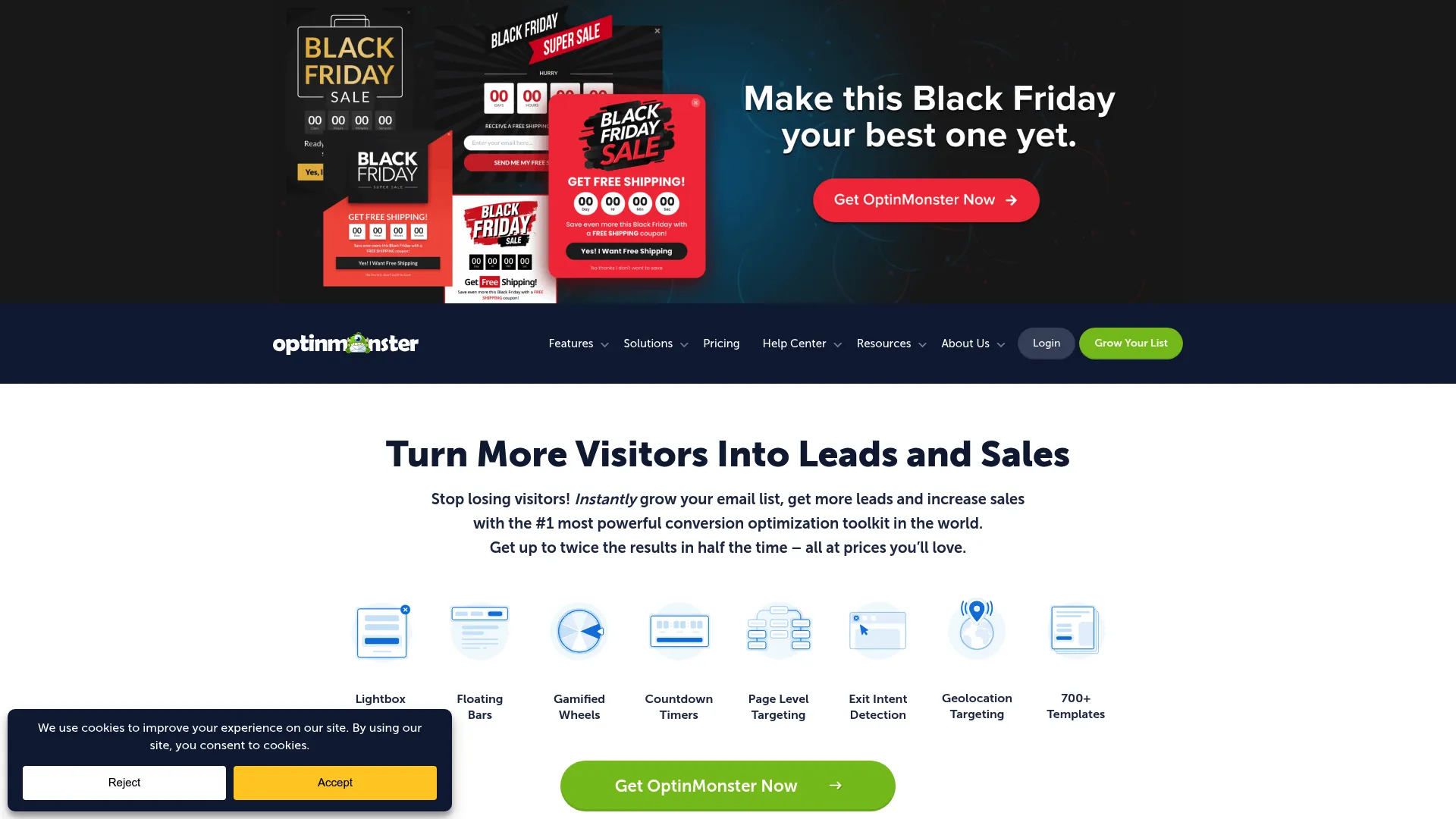 OptinMonster exit-intent and lead generation technology