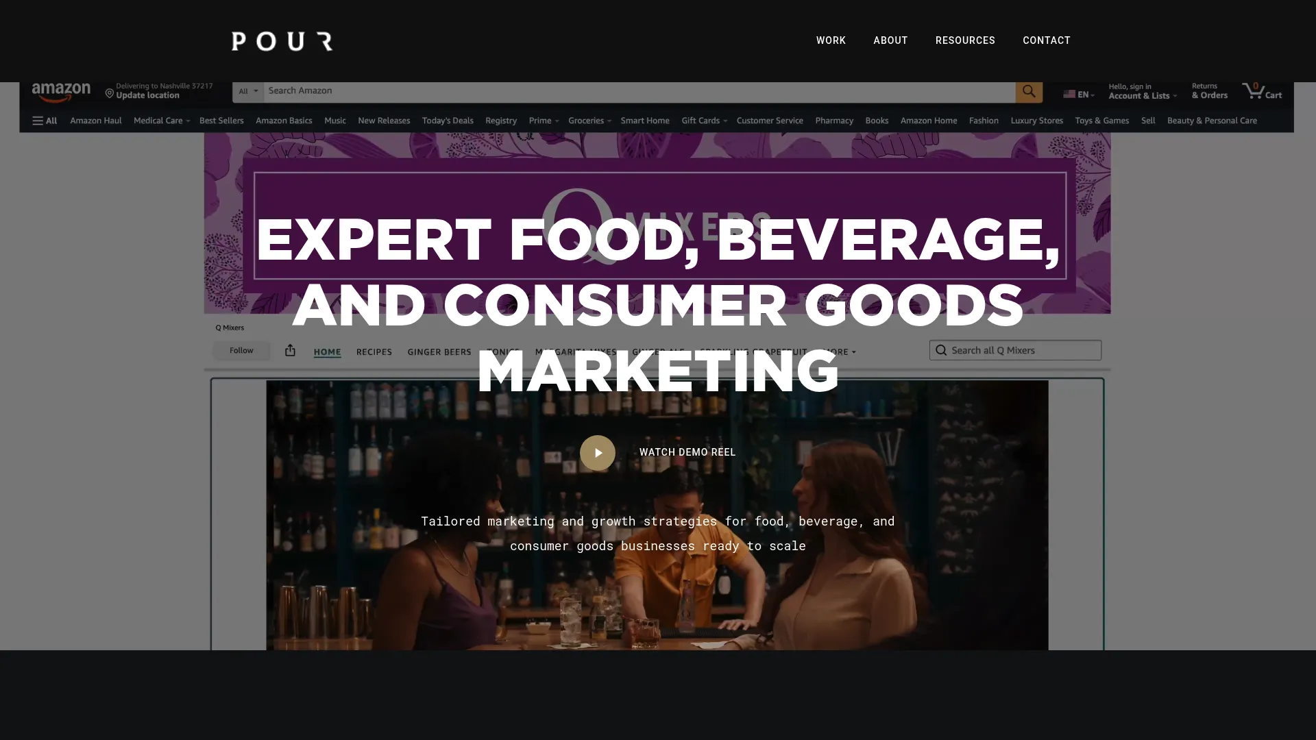 screenshot of pouragency.com
