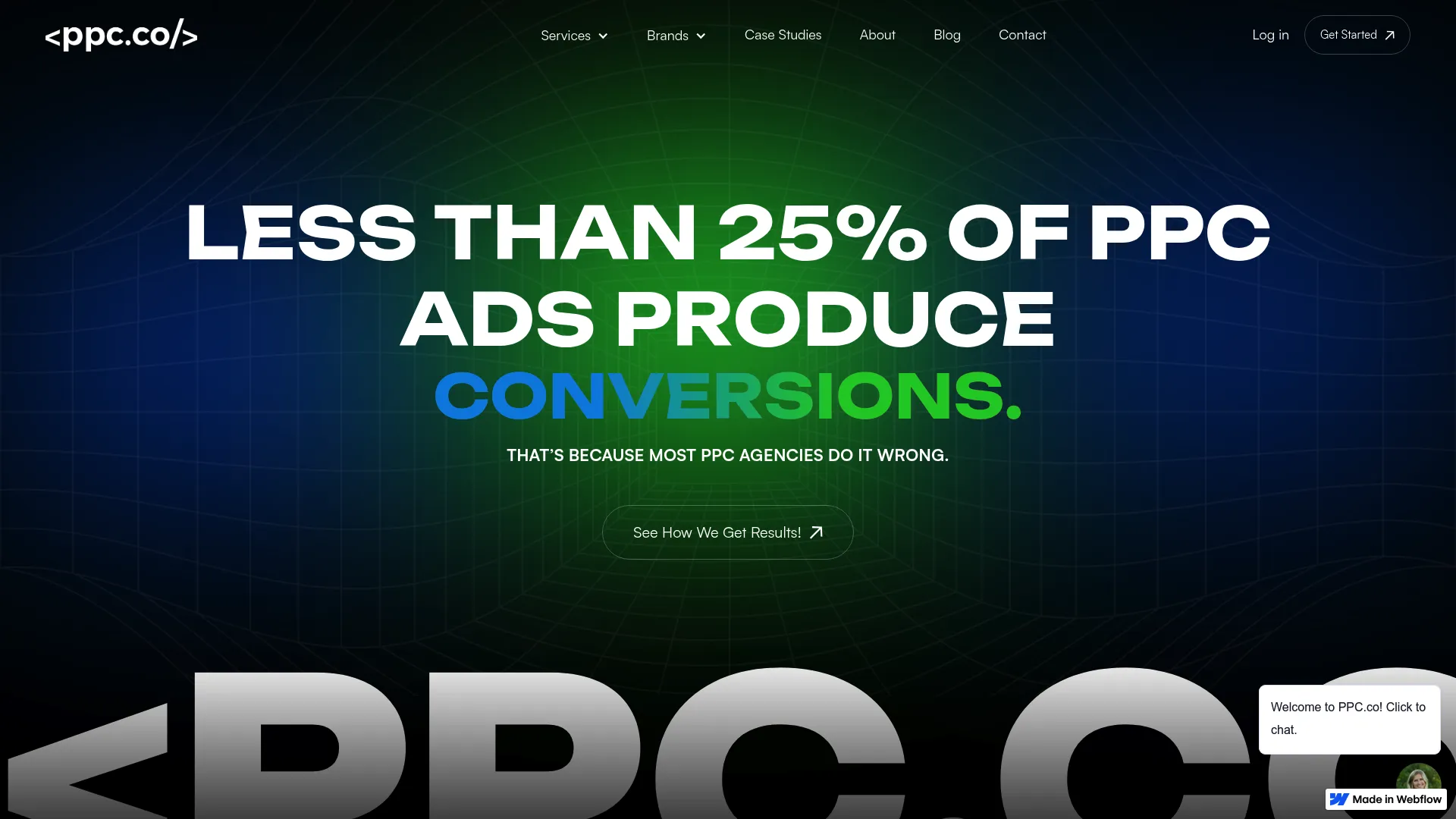 Screenshot of PPC.co