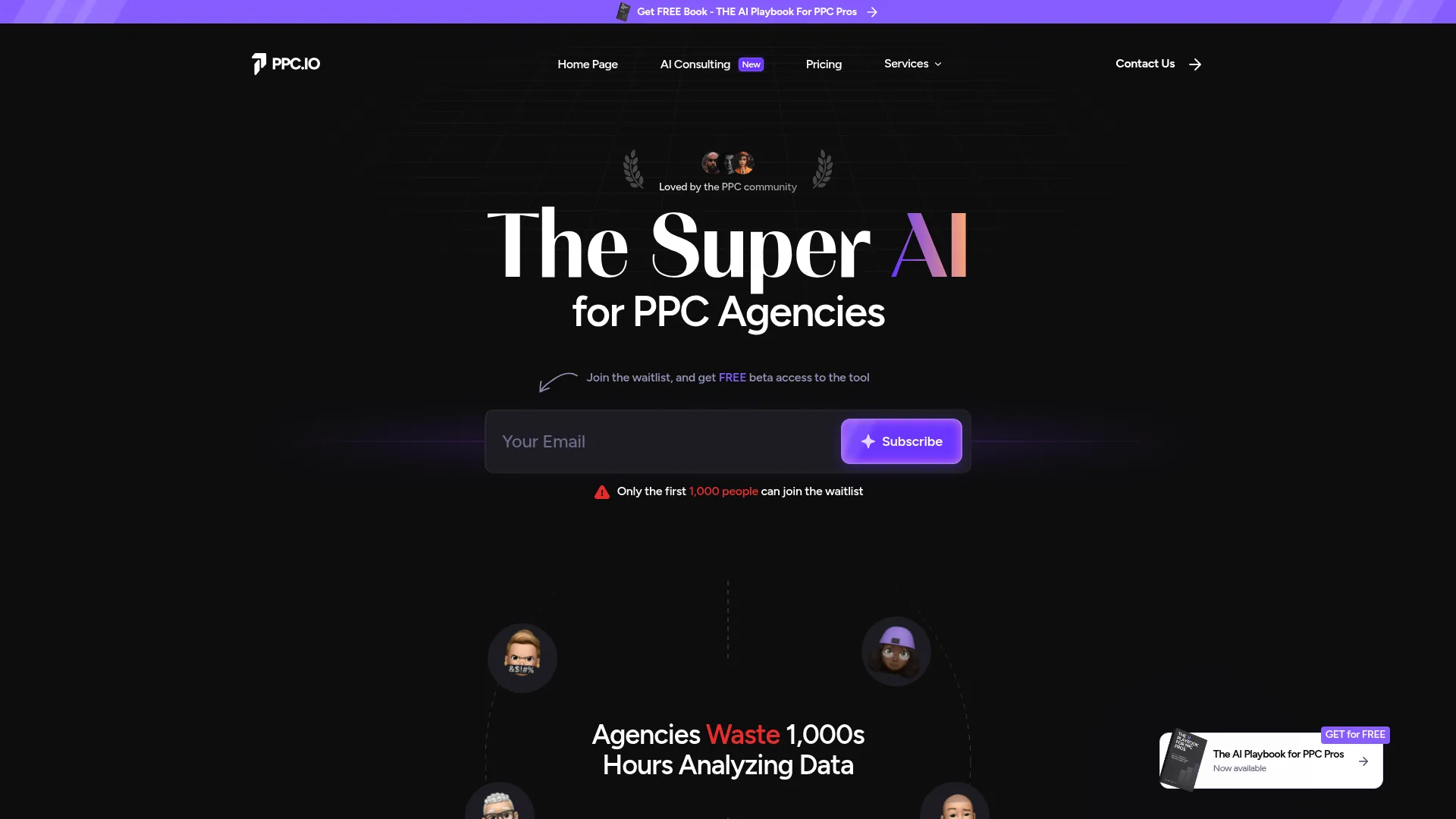 PPC.io affordable AI automation platform