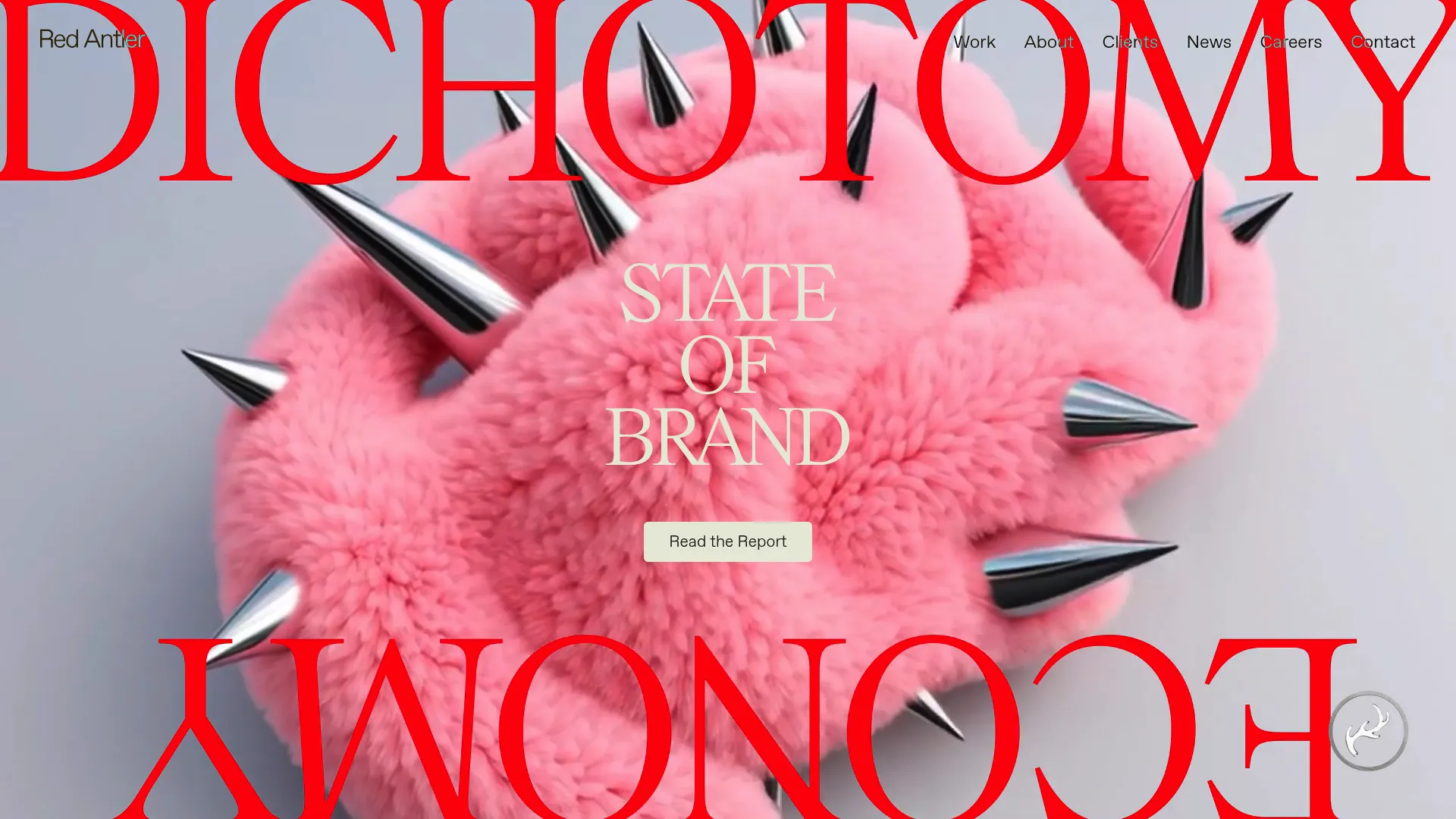 Red Antler homepage screenshot showing their portfolio of startup brands