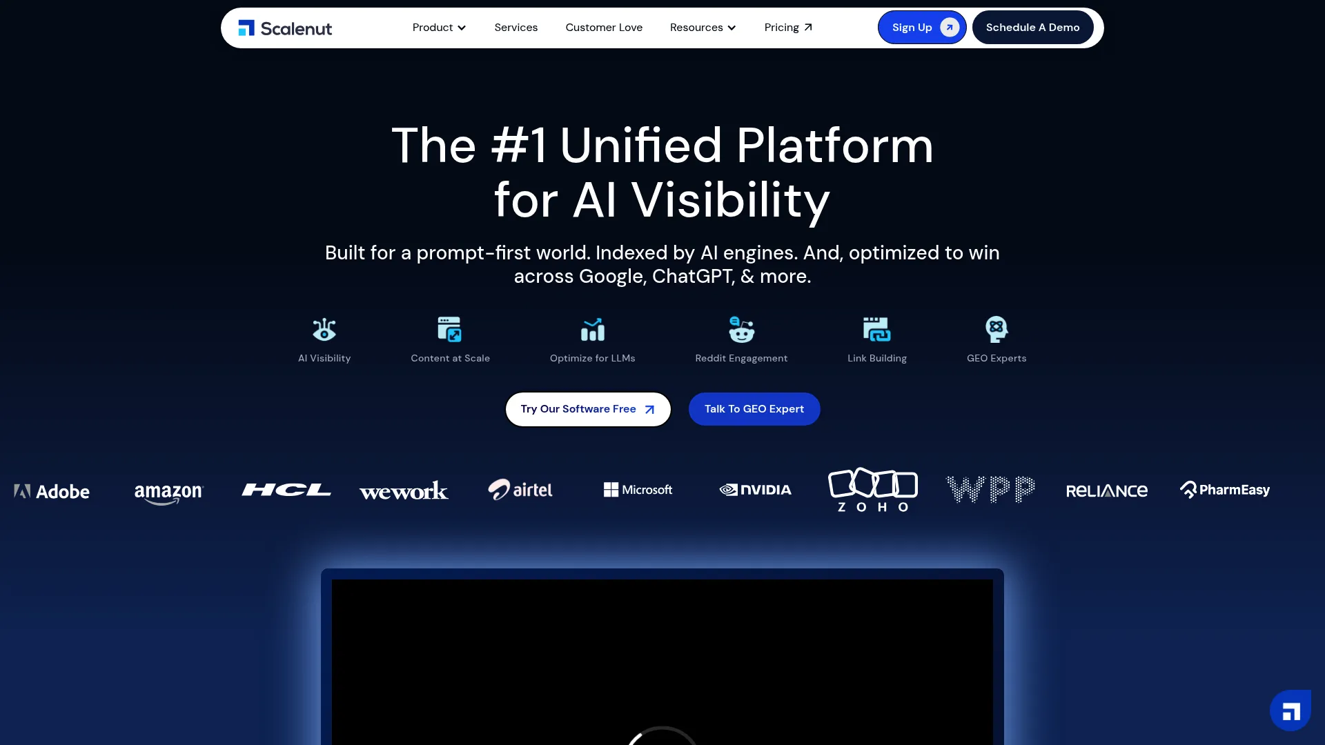 Scalenut keyword clustering interface