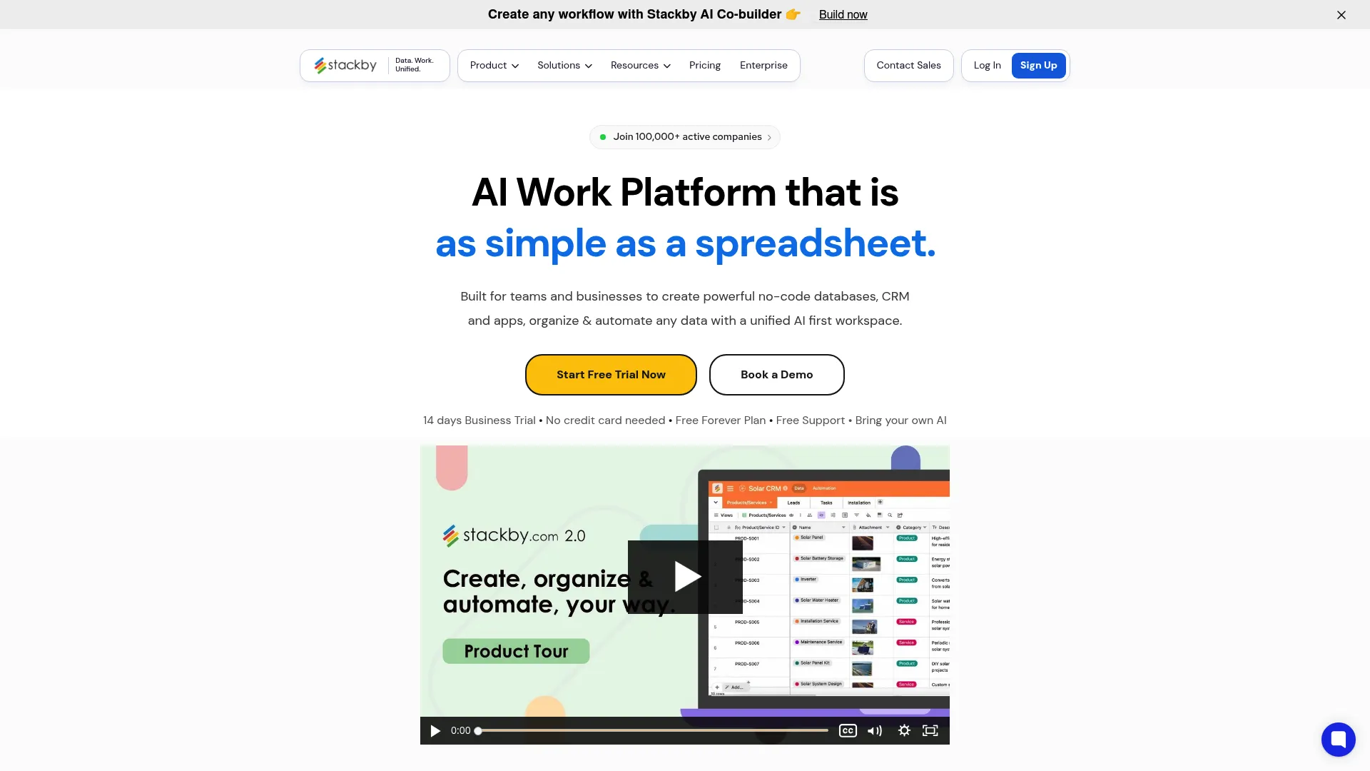 Stackby budget-friendly database interface