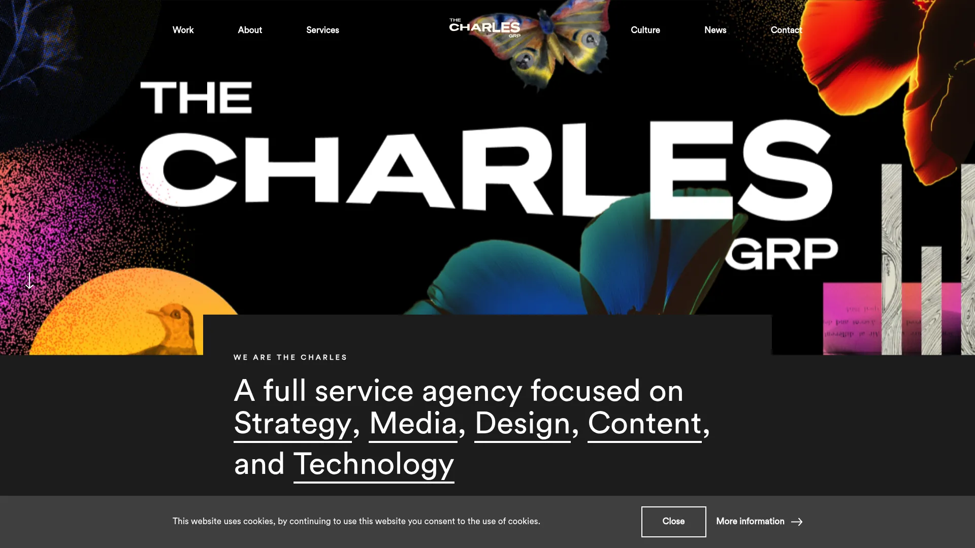 screenshot of thecharlesnyc.com