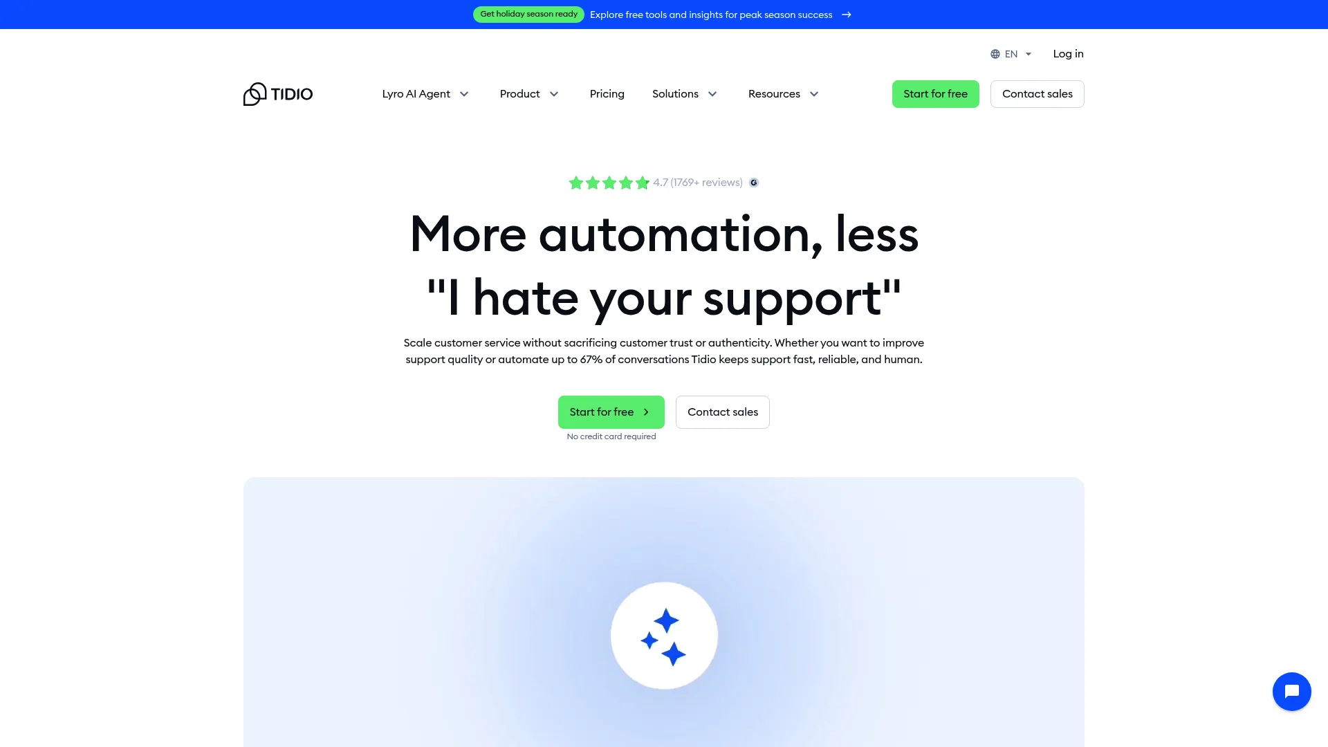 Tidio unified dashboard interface