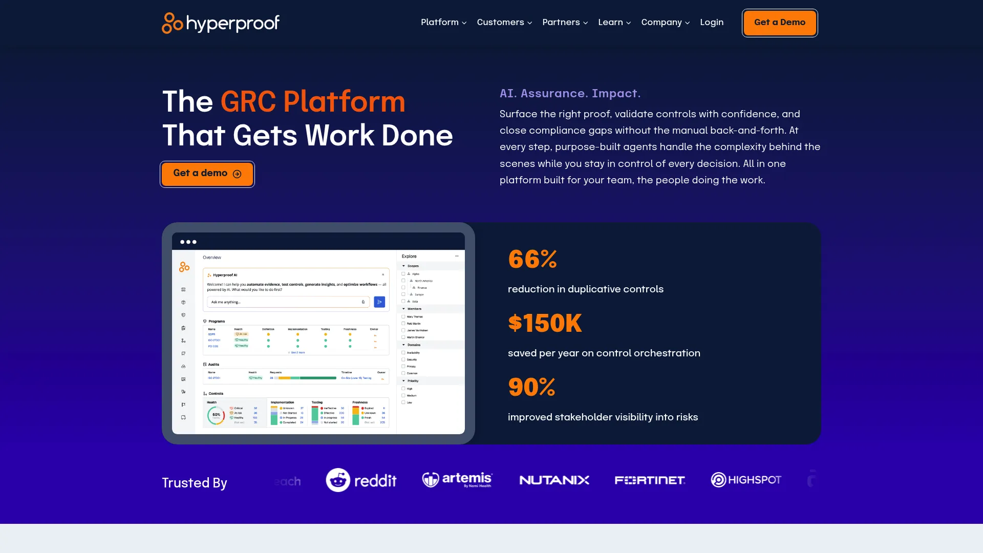 Hyperproof collaboration compliance platform