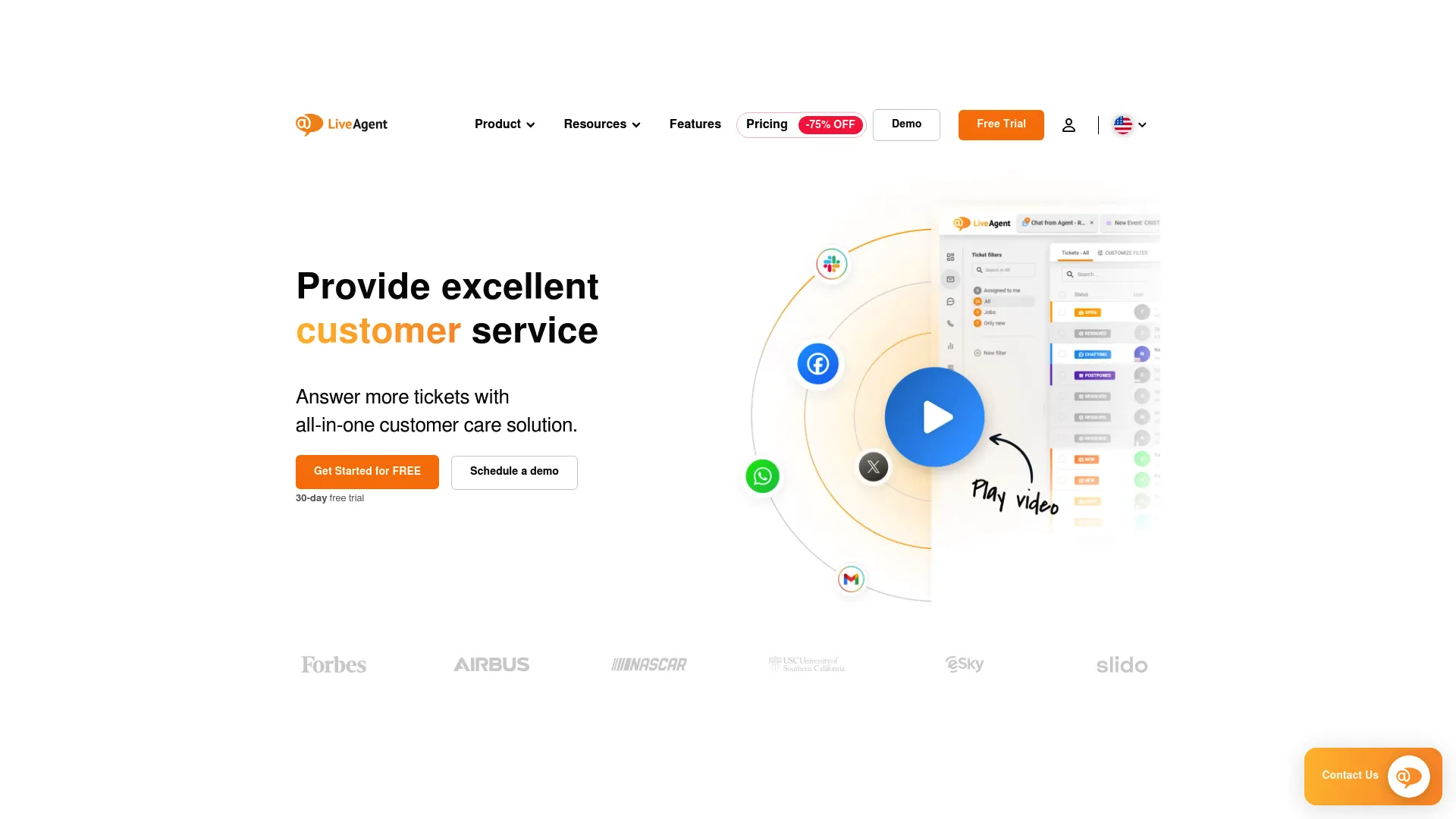 LiveAgent omnichannel customer service platform