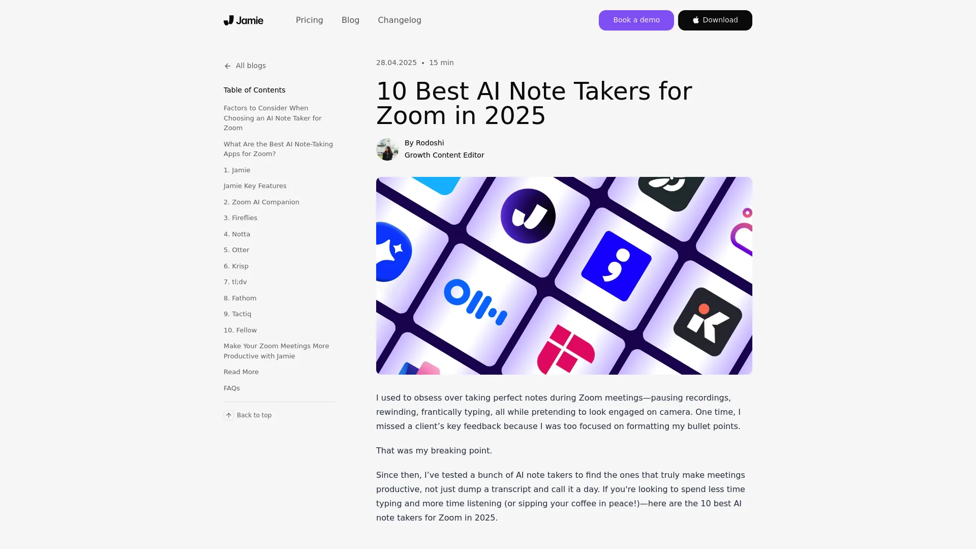 Jamie privacy-first meeting interface with local processing