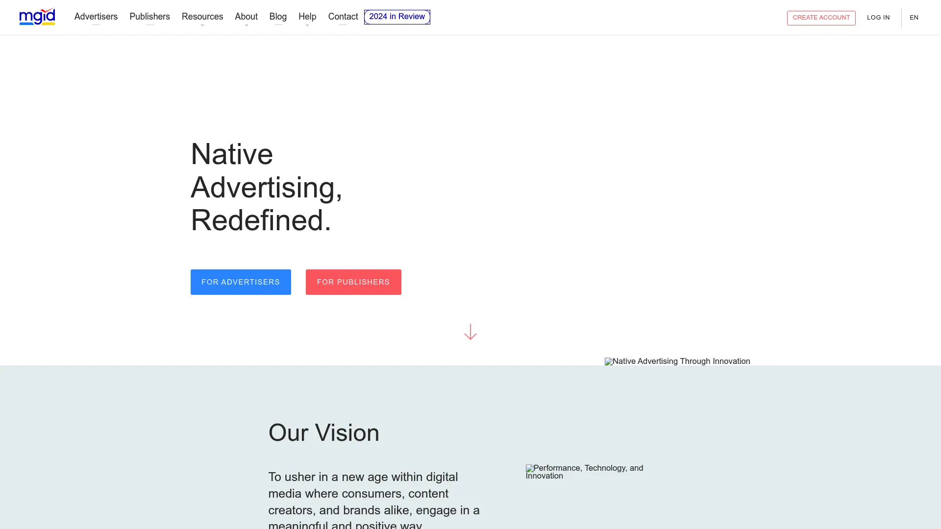 MGID native advertising platform
