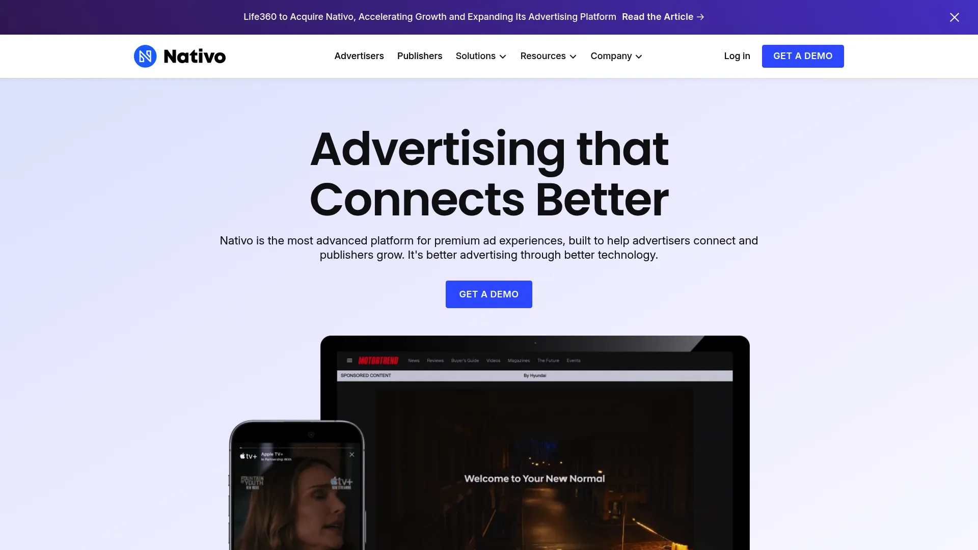 Nativo sophisticated advertising platform