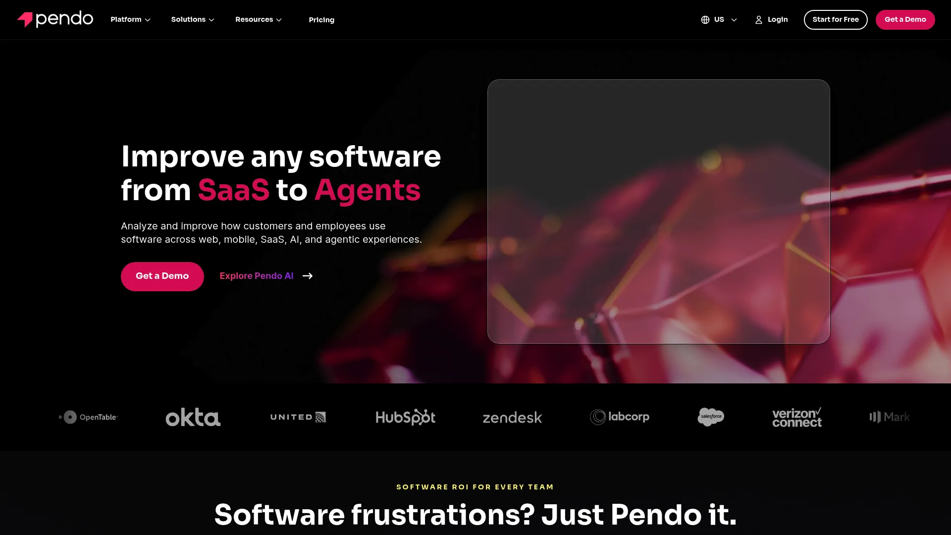 Pendo product experience platform