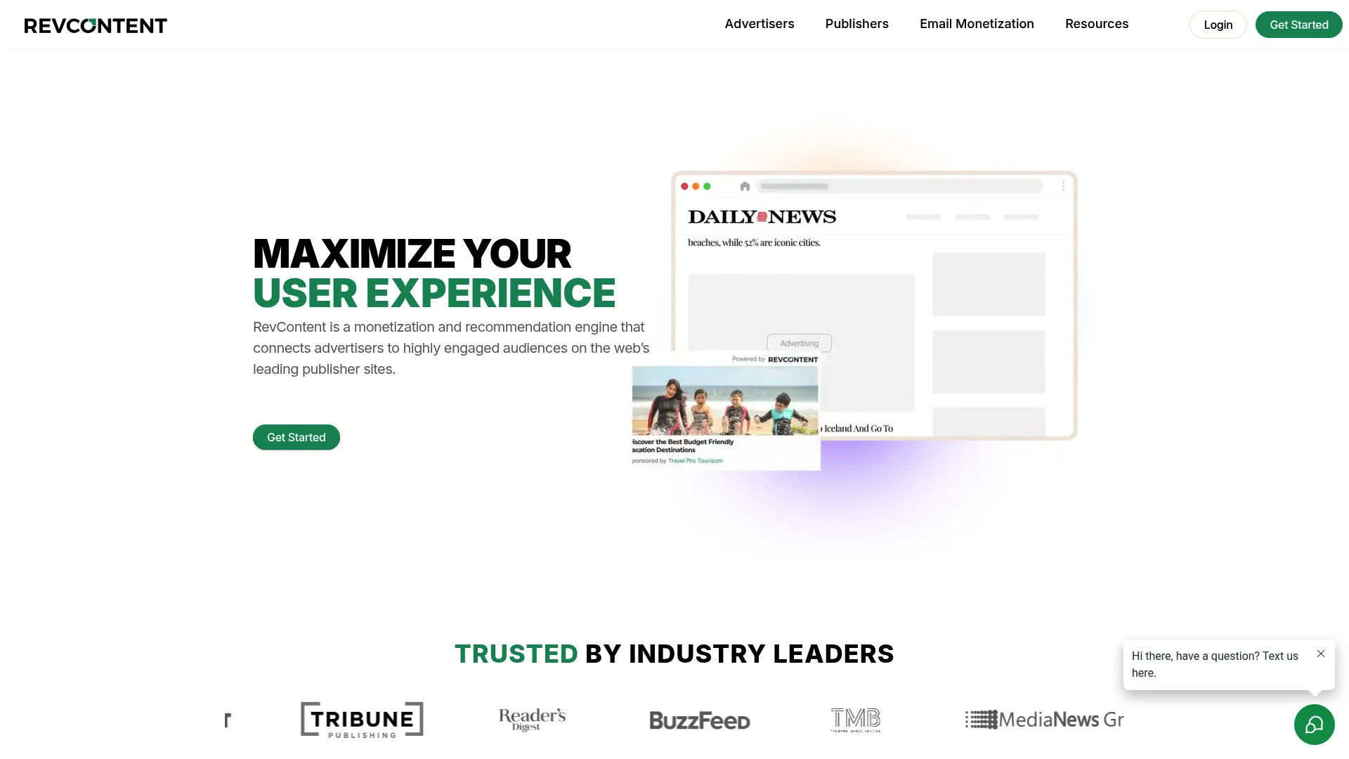 Revcontent revenue optimization platform