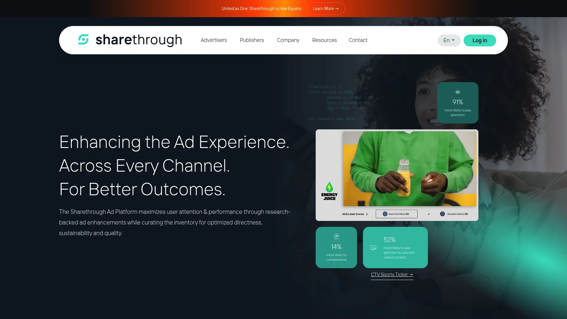 Sharethrough premium advertising platform