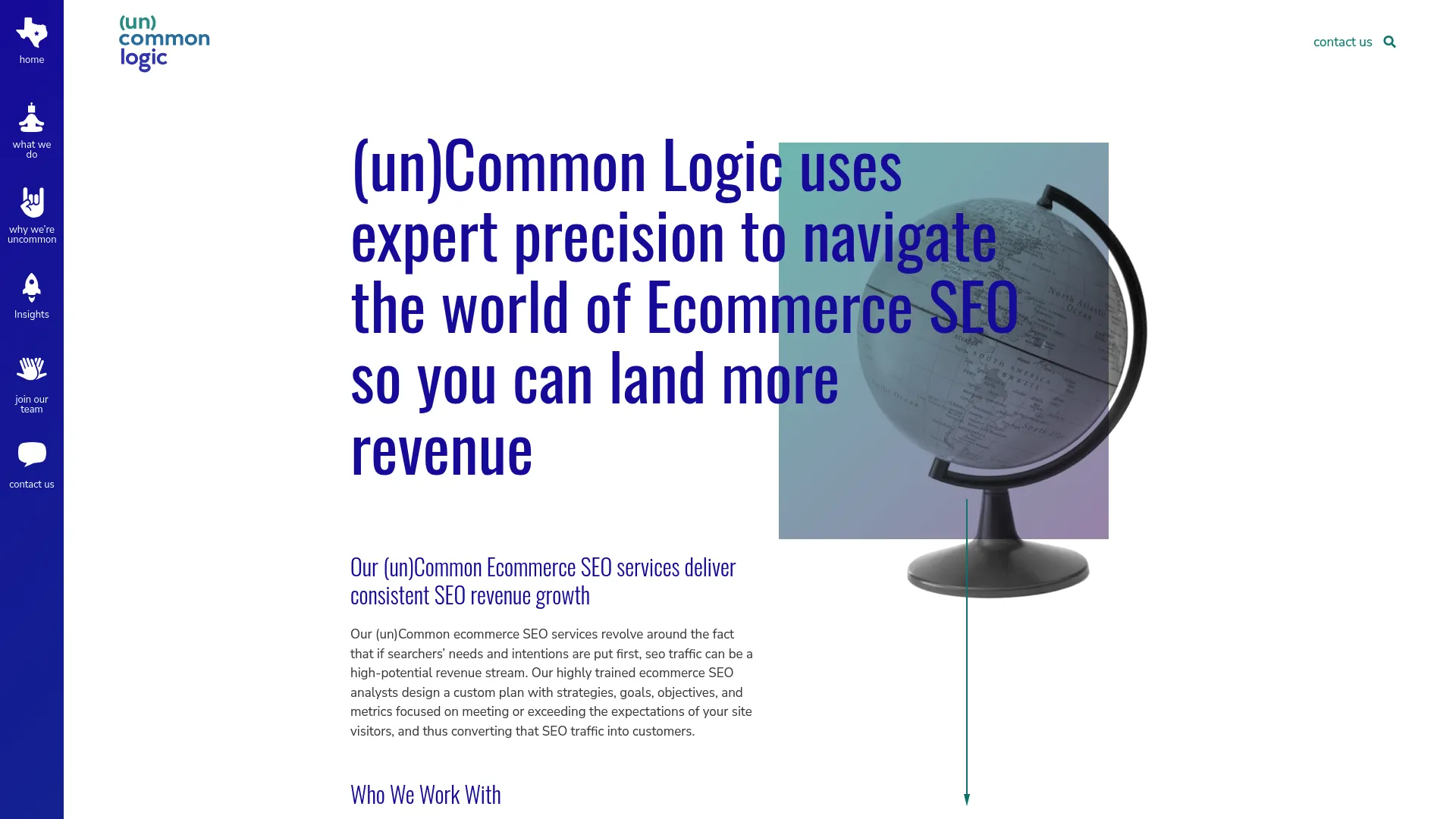 (un)Common Logic Homepage Screenshot